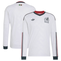 Mexico National Team adidas 2026 Away Replica Long Sleeve Jersey - White