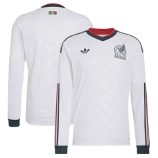 Mexico National Team adidas 2026 Away Replica Long Sleeve Jersey - White