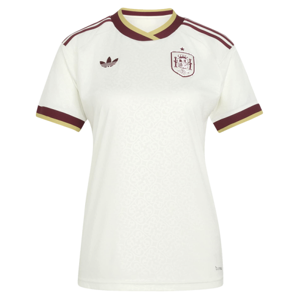 Spain National Team adidas Wo2026 Away Replica Jersey - White