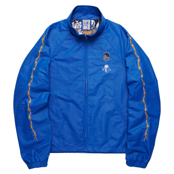 Куртка Golden State Warriors Warren Lotas Royal Barbed Wire Full-Zip Nylon