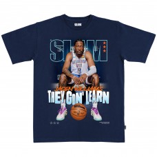 Футболка Unisex Oklahoma City Thunder Jalen Williams SLAM Navy October/November 2025 Cover