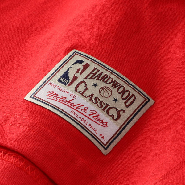 Футболка Unisex Philadelphia 76ers Allen Iverson Mitchell & Ness Red Hardwood Classics Name & Number