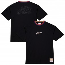 Cleveland Cavaliers Mitchell & Ness Black Hardwood Classics Nights Playmaker T-Shirt