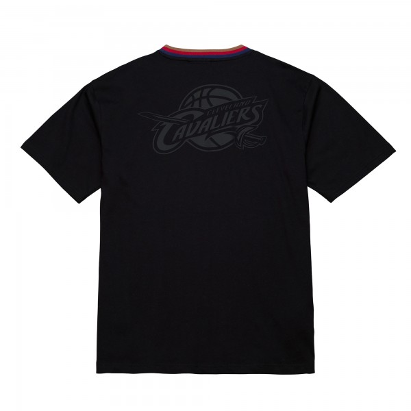 Cleveland Cavaliers Mitchell & Ness Black Hardwood Classics Nights Playmaker T-Shirt