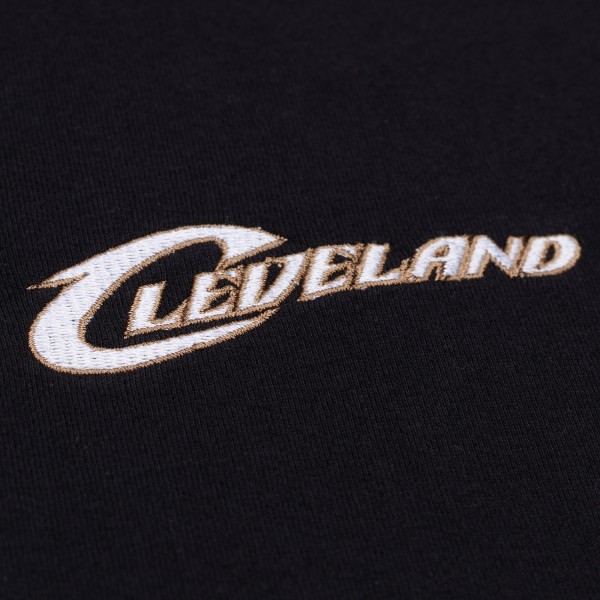Cleveland Cavaliers Mitchell & Ness Black Hardwood Classics Nights Playmaker T-Shirt