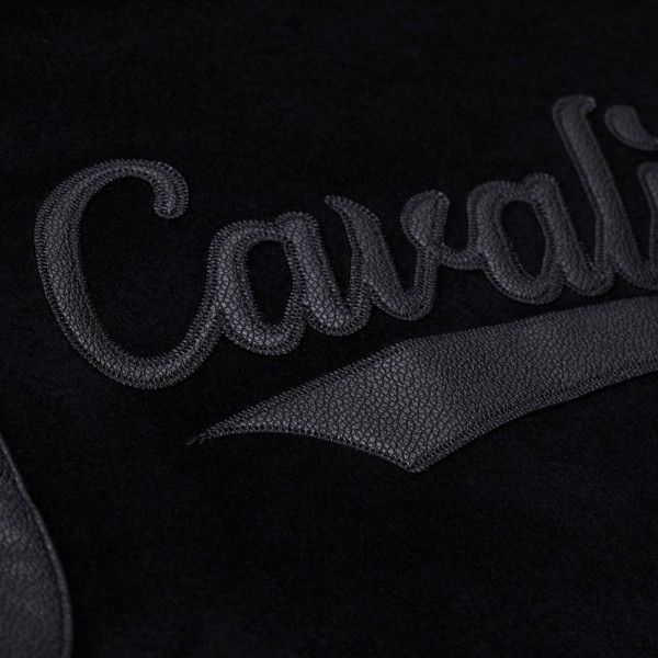 Cleveland Cavaliers Mitchell & Ness Black Hardwood Classics Nights Walk the Tunnel Full-Snap Varsity Jacket