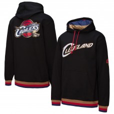 Cleveland Cavaliers Mitchell & Ness Black Hardwood Classics Nights Playmaker Fleece Hoodie