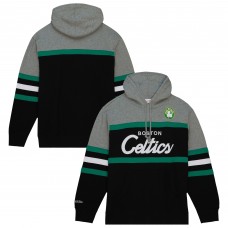 Boston Celtics Mitchell & Ness Black/Gray Head Coach Hoodie