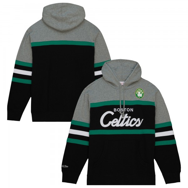 Boston Celtics Mitchell & Ness Black/Gray Head Coach Hoodie
