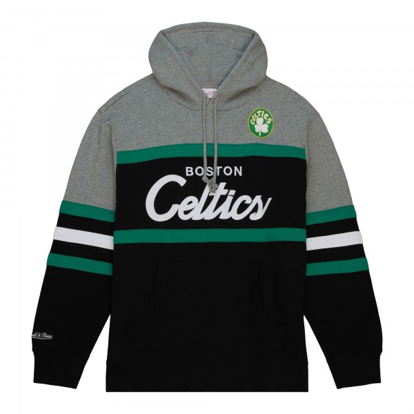 Boston Celtics Mitchell & Ness Black/Gray Head Coach Hoodie