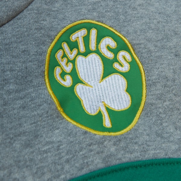 Boston Celtics Mitchell & Ness Black/Gray Head Coach Hoodie