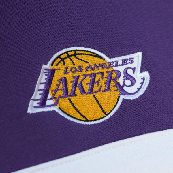 Толстовка Los Angeles Lakers Mitchell & Ness Gold/Purple Head Coach