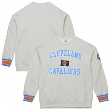 Cleveland Cavaliers Mitchell & Ness Heather Gray Team Celebration Sweatshirt