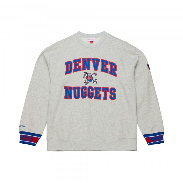 Кофта Denver Nuggets Mitchell & Ness Heather Gray Team Celebration