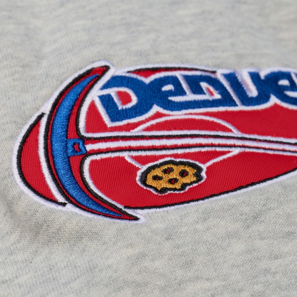 Кофта Denver Nuggets Mitchell & Ness Heather Gray Team Celebration