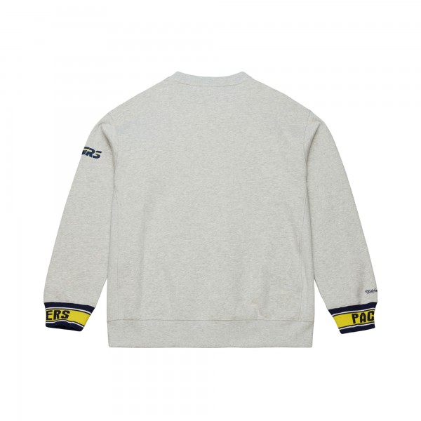 Indiana Pacers Mitchell & Ness Heather Gray Team Celebration Sweatshirt