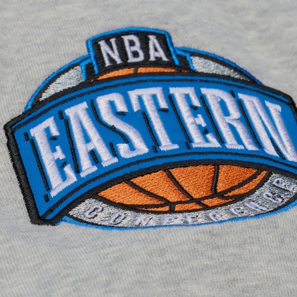 Milwaukee Bucks Mitchell & Ness Heather Gray Team Celebration Sweatshirt