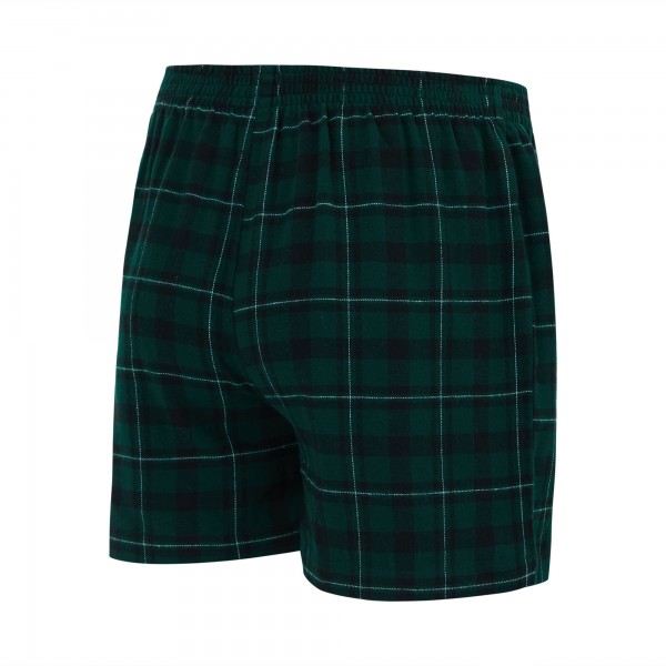 Milwaukee Bucks Concepts Sport Hunter Green/Black Hawthorn Flannel Boxer