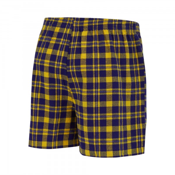 Los Angeles Lakers Concepts Sport Purple/Gold Hawthorn Flannel Boxer
