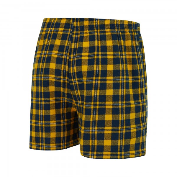 Denver Nuggets Concepts Sport Navy/Gold Hawthorn Flannel Boxer