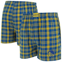 Golden State Warriors Concepts Sport Royal/Gold Hawthorn Flannel Boxer