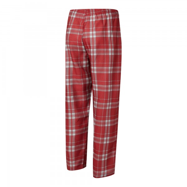 Miami Heat Concepts Sport Wine/Heather Gray Regulate Long Sleeve T-Shirt & Plaid Pant Set