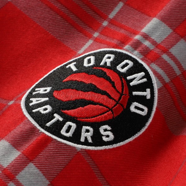Toronto Raptors Concepts Sport Red Regulate Long Sleeve T-Shirt & Plaid Pant Set