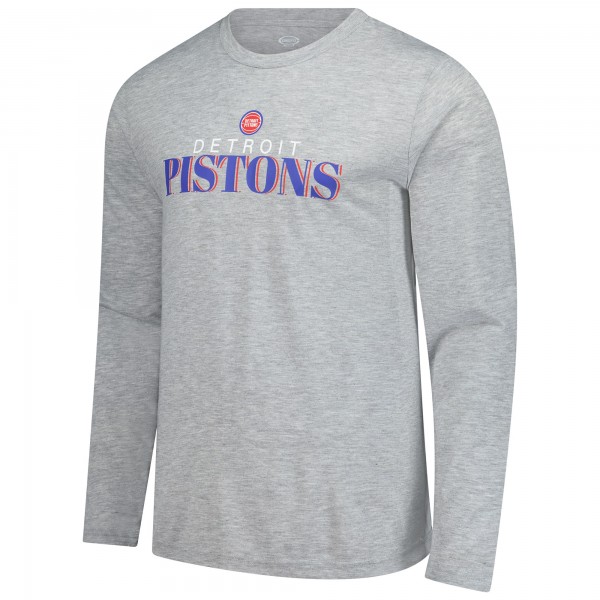 Detroit Pistons Concepts Sport Royal Regulate Long Sleeve T-Shirt & Plaid Pant Set