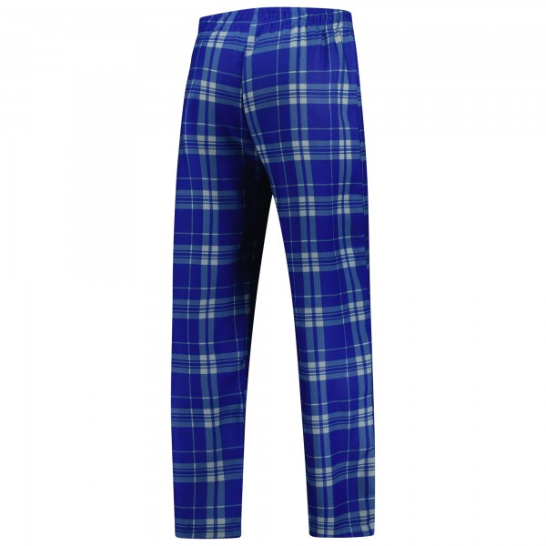 Detroit Pistons Concepts Sport Royal Regulate Long Sleeve T-Shirt & Plaid Pant Set