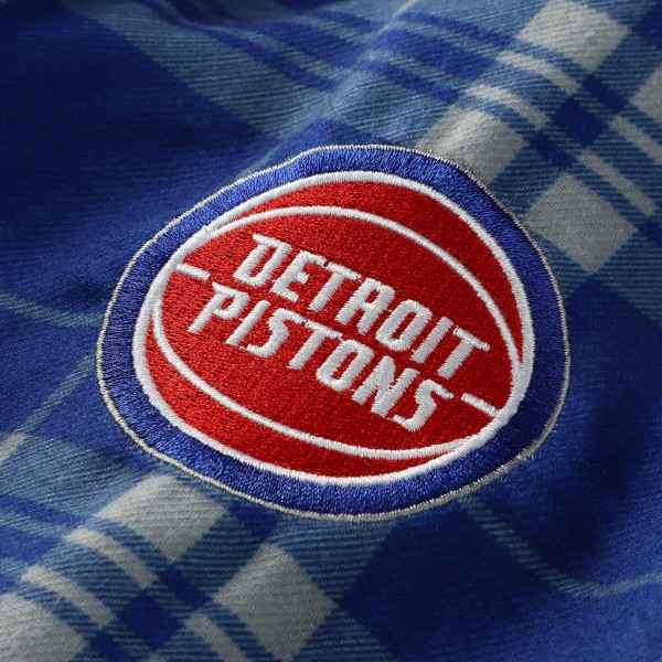 Detroit Pistons Concepts Sport Royal Regulate Long Sleeve T-Shirt & Plaid Pant Set