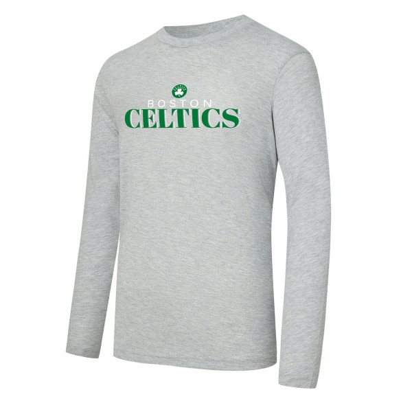 Boston Celtics Concepts Sport Green Regulate Long Sleeve T-Shirt & Plaid Pant Set