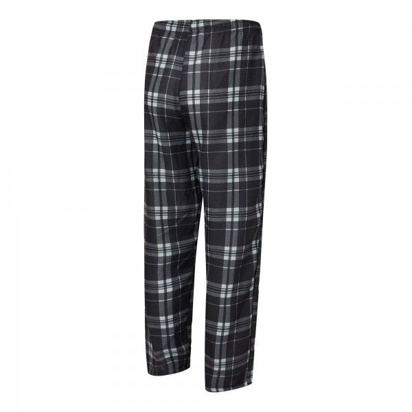 Brooklyn Nets Concepts Sport Black/Heather Gray Regulate Long Sleeve T-Shirt & Plaid Pant Set