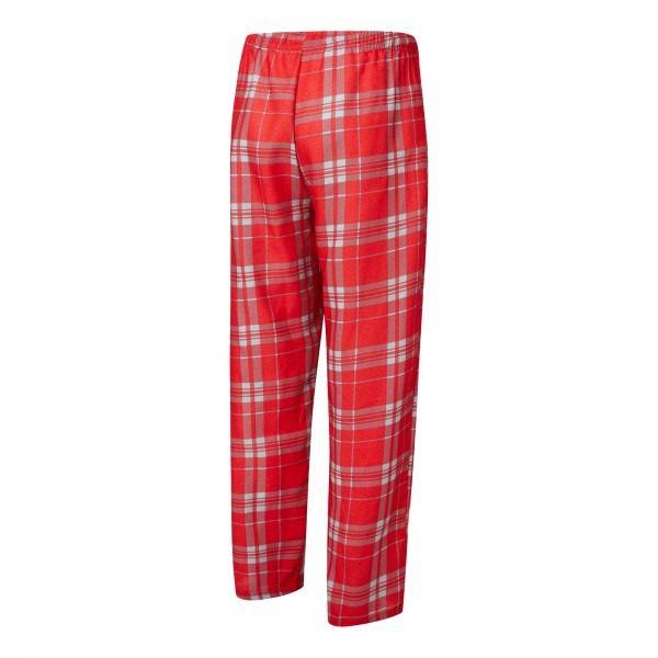 Atlanta Hawks Concepts Sport Red/Heather Gray Regulate Long Sleeve T-Shirt & Plaid Pant Set