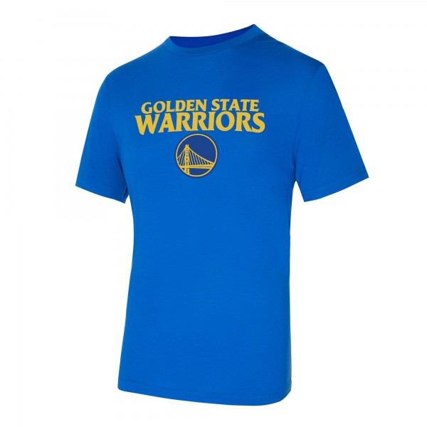 Golden State Warriors Concepts Sport Royal/Gold Avondale T-Shirt & Flannel Pants Set