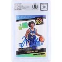 Tyrese Maxey Philadelphia 76ers Autographed 2020-21 Panini Hoops We Got Next #21 Beckett Fanatics Witnessed Authenticated 10 Rookie Card