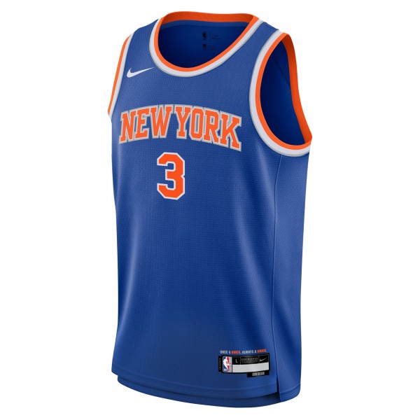 Подростковая New York Knicks Josh Hart Nike Blue Swingman Jersey - Icon Edition