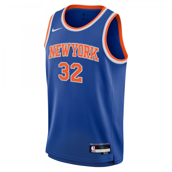 Подростковая New York Knicks Karl-Anthony Towns Nike Blue Swingman Jersey - Icon Edition
