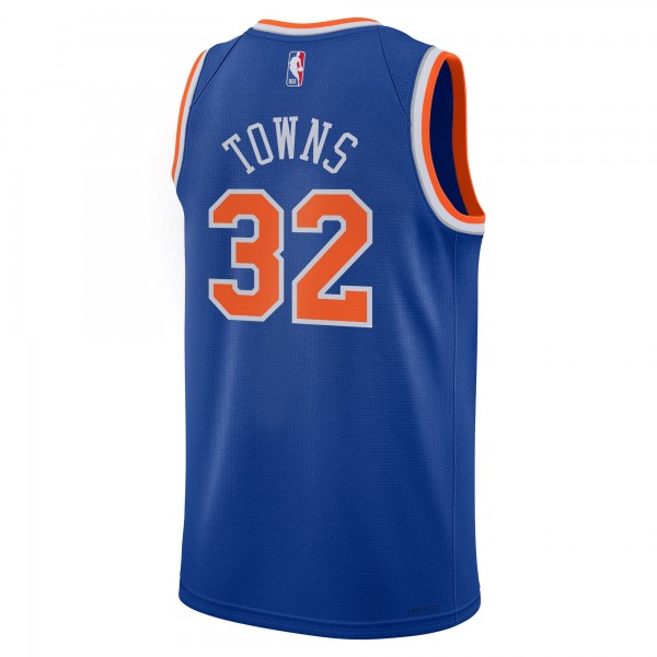 Подростковая New York Knicks Karl-Anthony Towns Nike Blue Swingman Jersey - Icon Edition