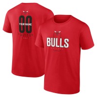 Футболка Chicago Bulls Red Center Court Name & Number Custom