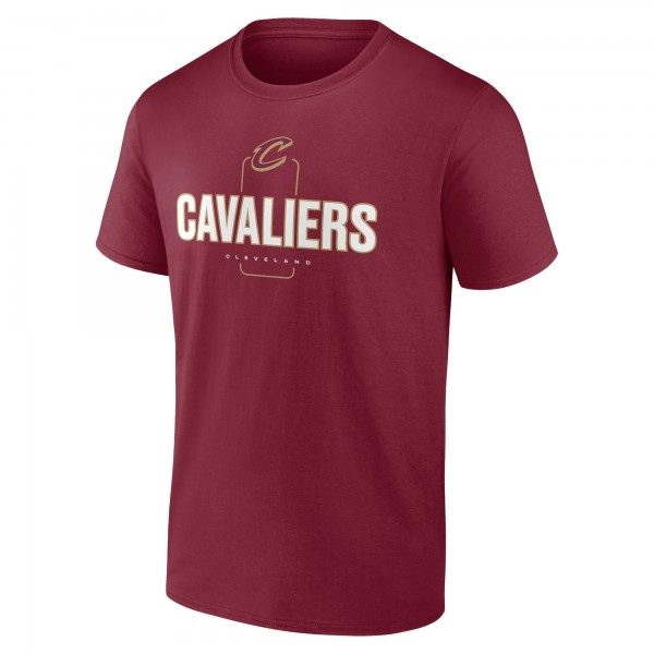 Cleveland Cavaliers Wine Center Court Name & Number Custom T-Shirt