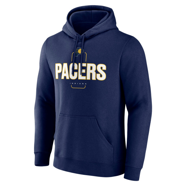 Indiana Pacers Navy Center Court Name & Number Custom Hoodie