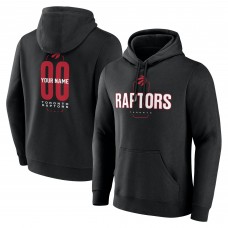 Toronto Raptors Black Center Court Name & Number Custom Hoodie