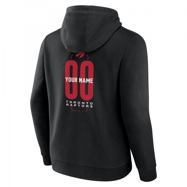 Toronto Raptors Black Center Court Name & Number Custom Hoodie