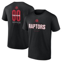 Toronto Raptors Black Center Court Name & Number Custom T-Shirt