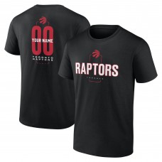 Toronto Raptors Black Center Court Name & Number Custom T-Shirt
