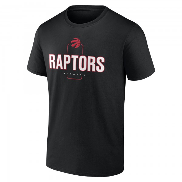 Toronto Raptors Black Center Court Name & Number Custom T-Shirt
