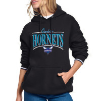 Женская толстовка Charlotte Hornets Starter Black Arch Stripe Fleece