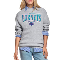 Женская свитшот Charlotte Hornets Starter Gray Arch Stripe Fleece