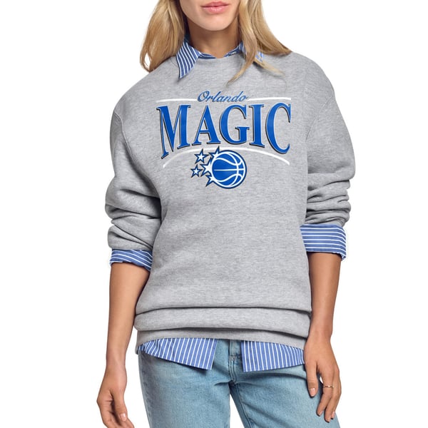 Женская свитшот Orlando Magic Starter Gray Arch Stripe Fleece
