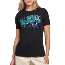Женская футболка Charlotte Hornets Starter Black Fireworks